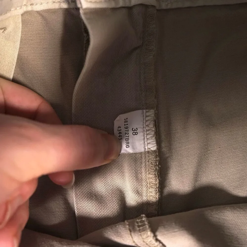 Vintage Polo Ralph Lauren Tyler Shorts Tan Beige Chino 38